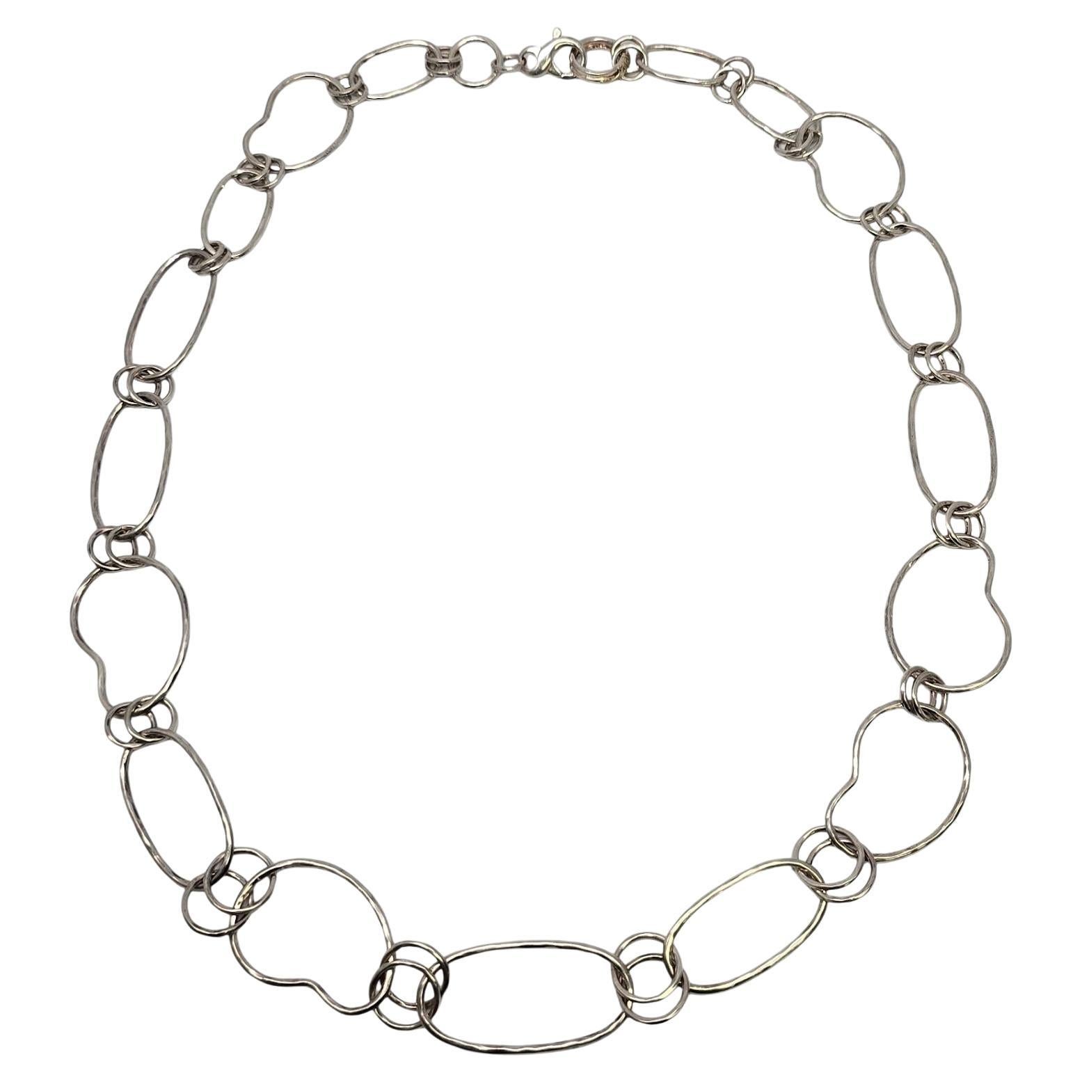 Ippolita Collana in argento 925 Classico Prosper con fagioli martellati #19451