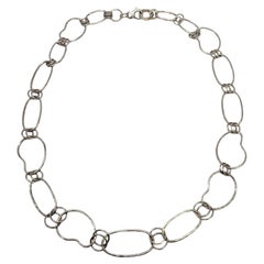 Ippolita, collier Classico Prosper martelé en argent sterling en forme de haricots, n° 19451