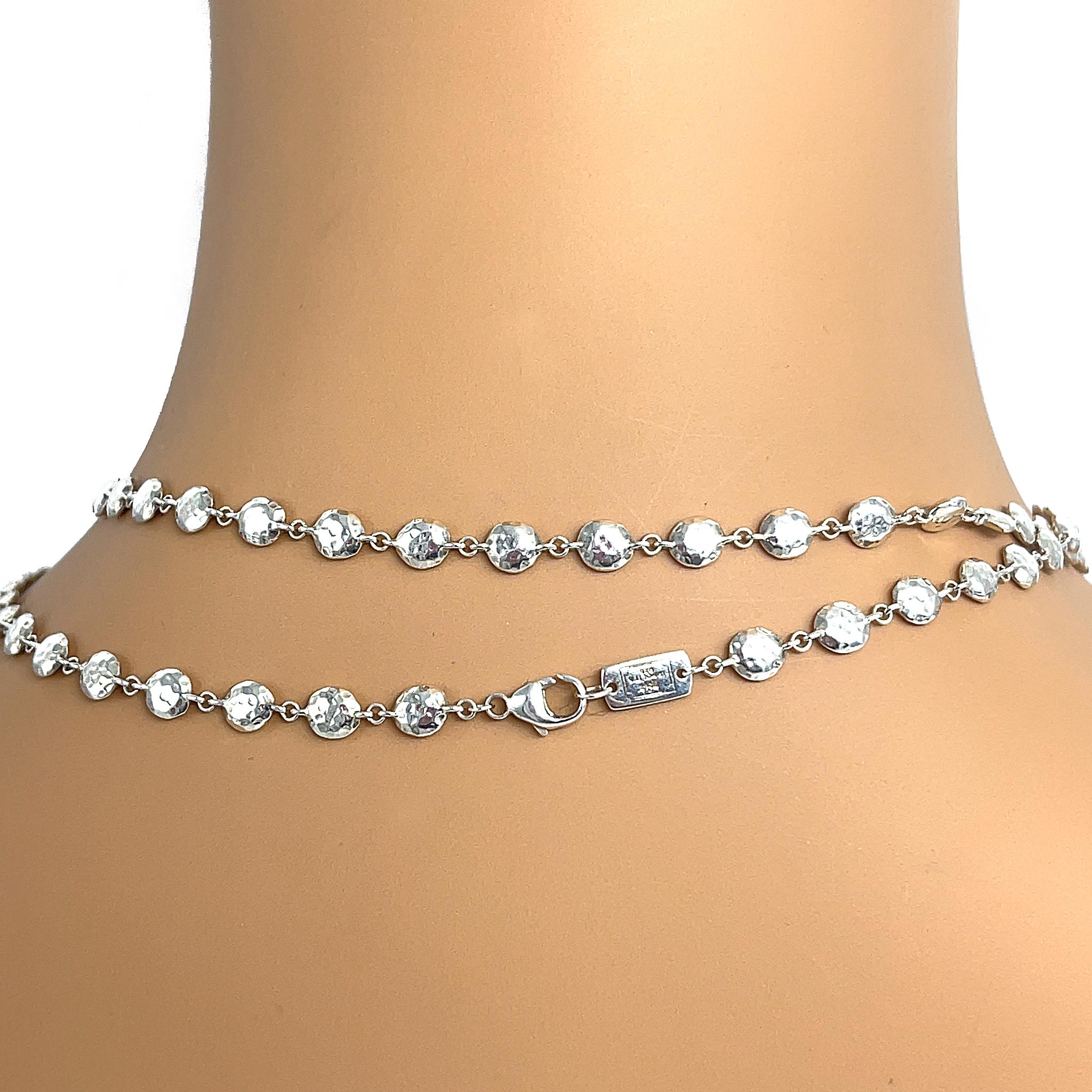 Ippolita Sterling Silver Confetti Long Chain Necklace For Sale 2