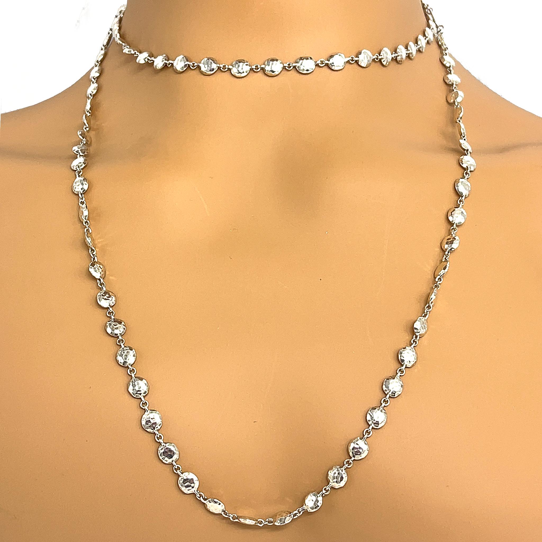 Ippolita Sterling Silver Confetti Long Chain Necklace For Sale 5