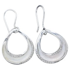 IPPOLITA Sterling Silver Diamond Dangle Pear Earrings