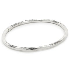 Ippolita Sterling Silver Hammered Bangle Bracelet