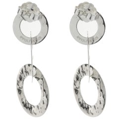 Ippolita Sterling Silver Hammered Interlocking Earrings