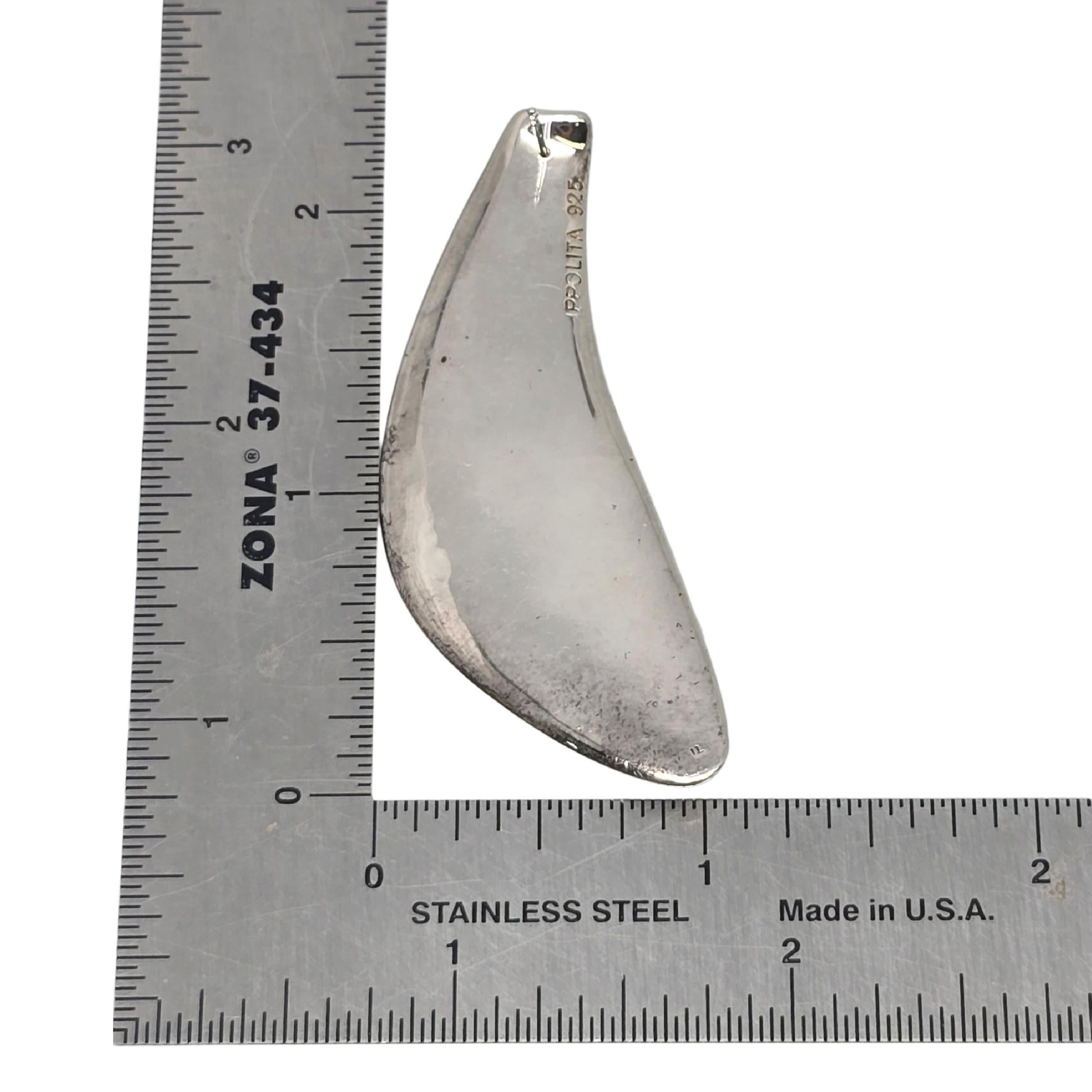Ippolita Sterling Silver Modernist Boomerang Earrings #22840 For Sale 3