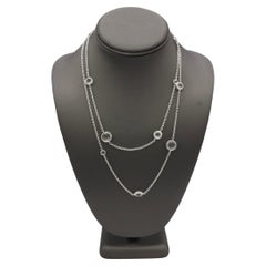 Ippolita Sterling Silver Rock Candy Quartz Station Long Necklace