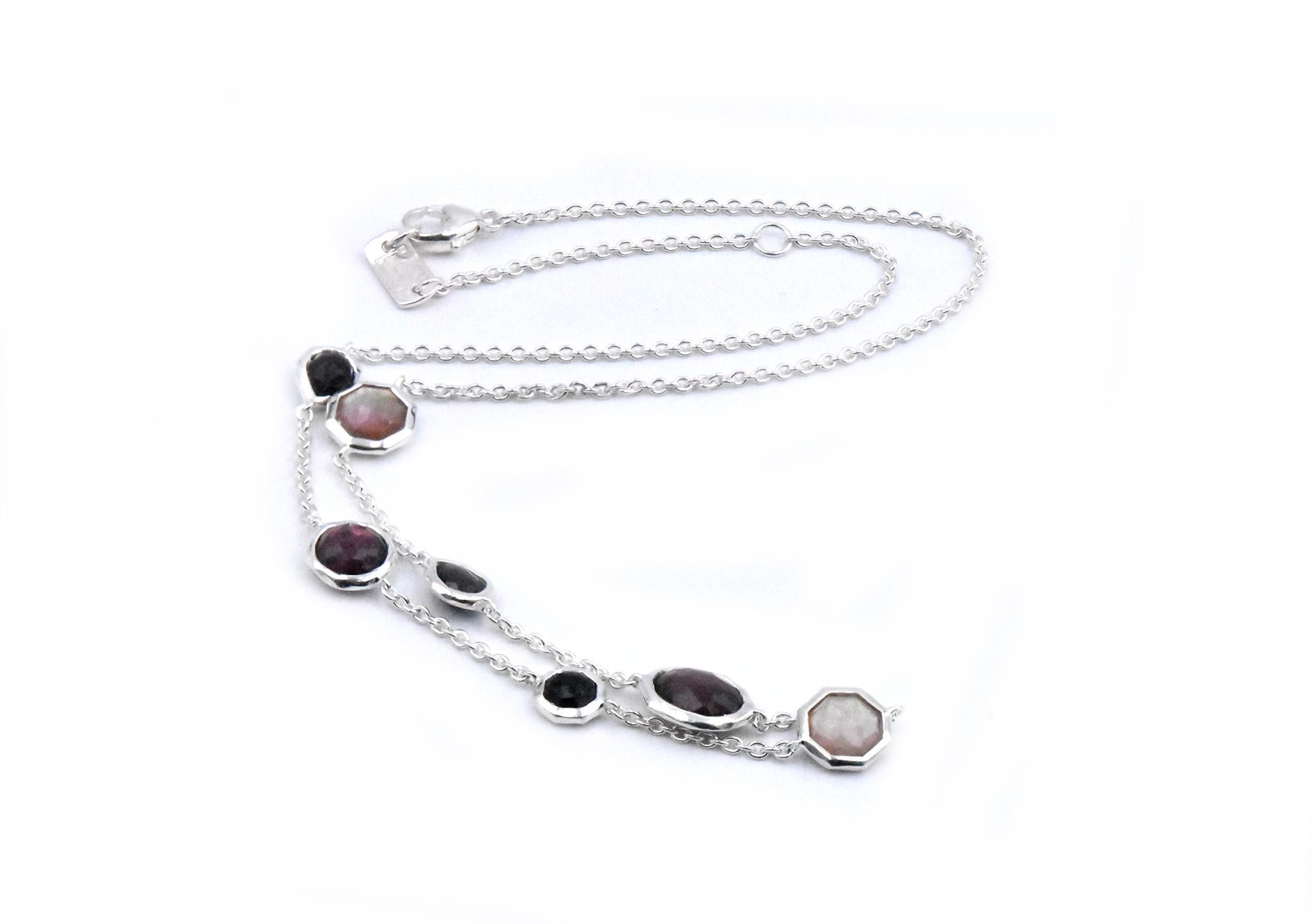 Designer: Ippolita
Material: sterling silver
Weight: 8.35 grams
Measurement: necklace measures 18-20-inches in length
