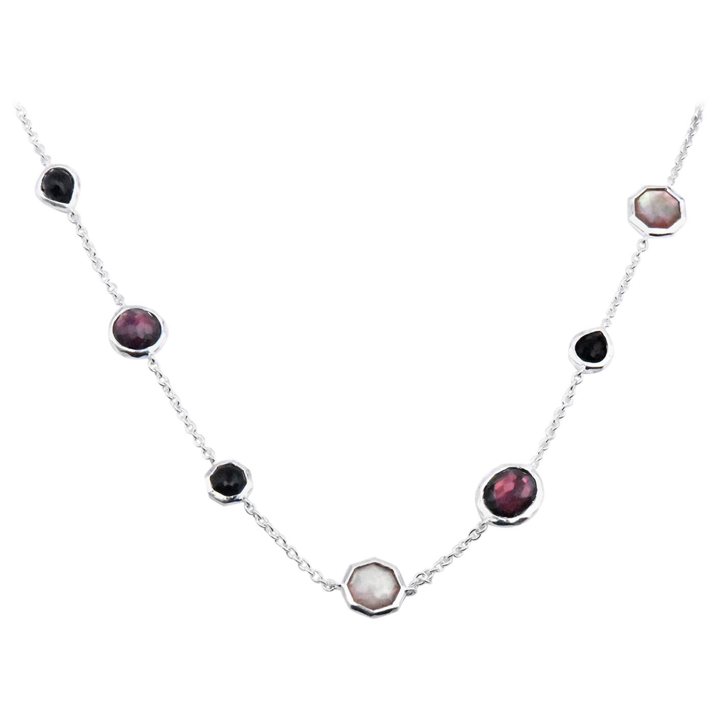 Ippolita Sterling Silver Rock Candy Station Necklace