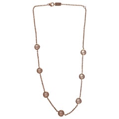 Ippolita Sterling Silver Rose Collection Quartz Station Necklace