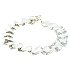 Ippolita Sterling Silver Scultura Wavy Disc Bracelet