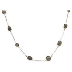 Ippolita Vintage Collana Station in oro giallo 18 carati con topazio marrone