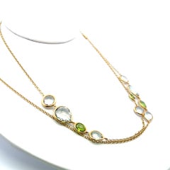 Ippolita Vintage 18K Yellow Gold Chain Necklace with 5.7-13.8 MM Multi-Gems