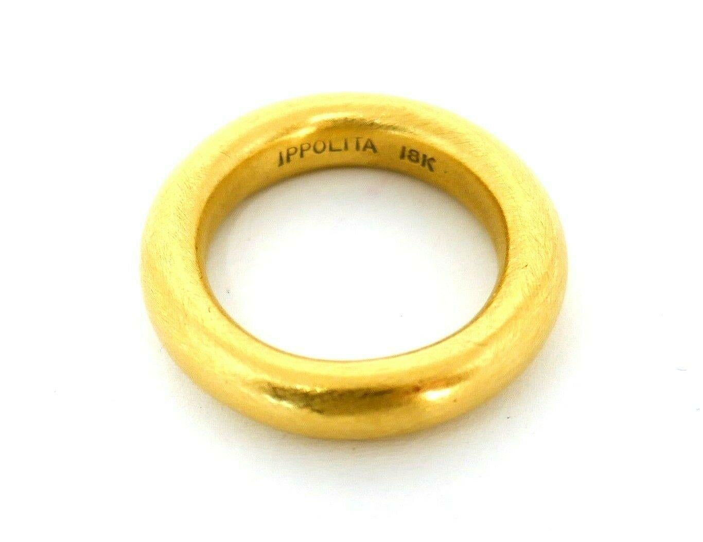 Ippolita Yellow Gold Comfort Fit Wedding Ring 3