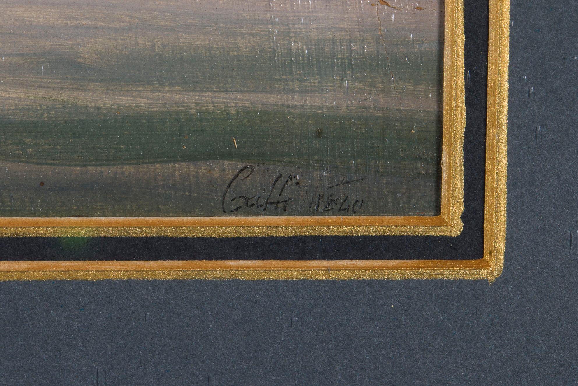 Ippolito Caffi Siglo XIX Pintura italiana firmada Grand Tour en venta