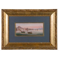 Ippolito Caffi Siglo XIX Pintura italiana firmada