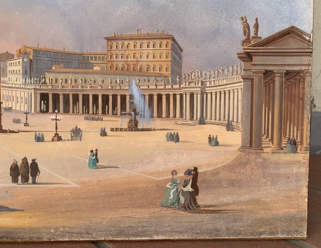 Follower Ippolito Caffi (römische Schule) – Landschaftsmalerei des 19. Jahrhunderts – Rom 5