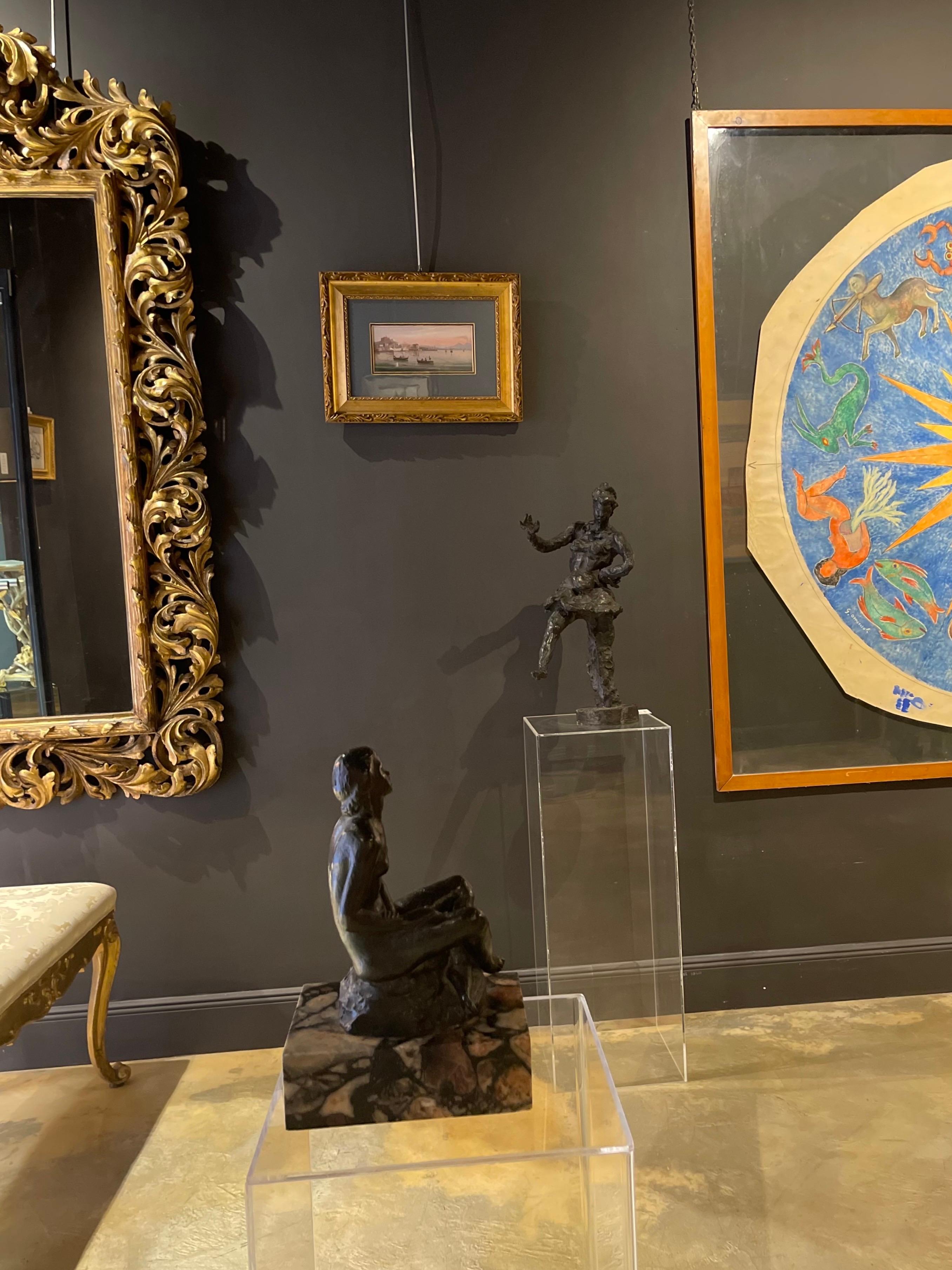 Peinture italienne signée Ippolito Caffi 19ème siècle en vente 5
