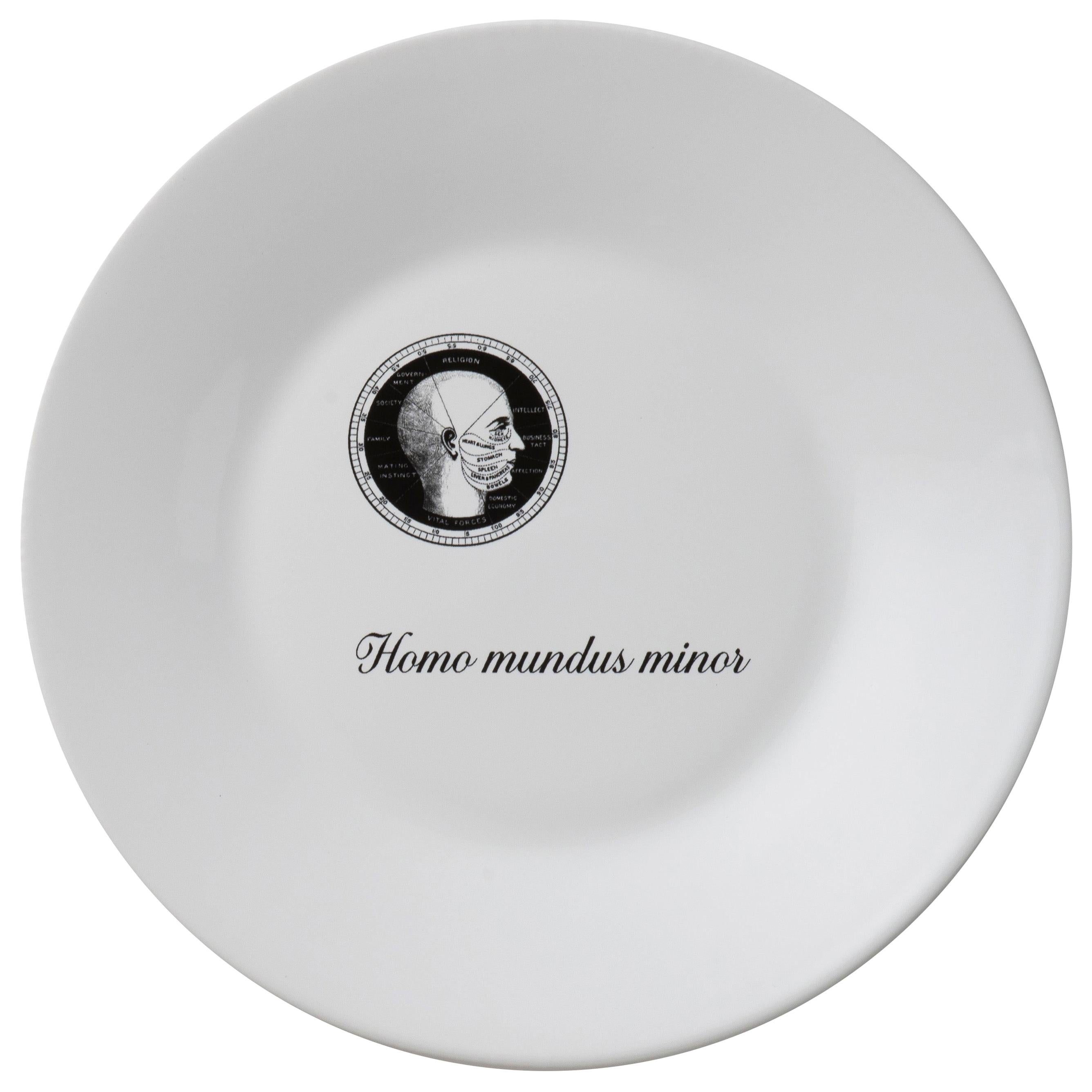 "Ipse Dixit", Crafted in Italy Set of Dessert Plates with Famous Latin Mottos For Sale