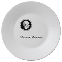 "Ipse Dixit", Crafted in Italy Set of Dessert Plates with Famous Latin Mottos