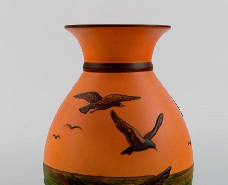 seagull vase