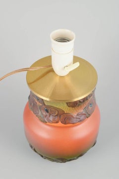 Ipsens Enke. Table lamp, converted from ceramic vase, ca. 1920s/30s.