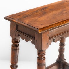 Ipswich Oak Joint Stool, England, 1920s