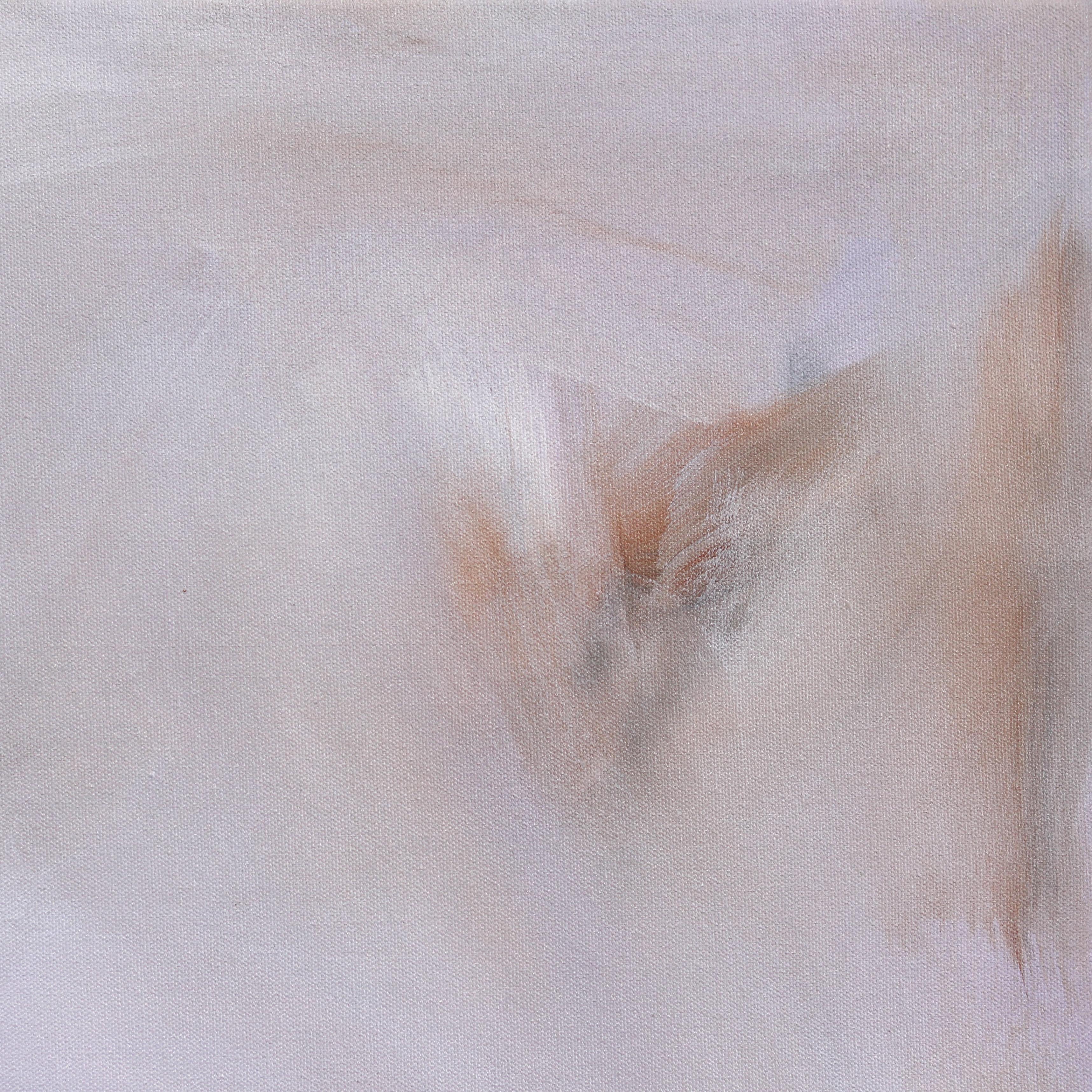 Verme a mí mismo - Técnica mixta surrealista original sobre lienzo por Iqi Qoror en venta 3