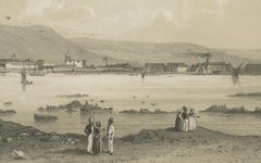 Iquique Peru (Now Chile) – Antique Coastal City Lithograph c.1865