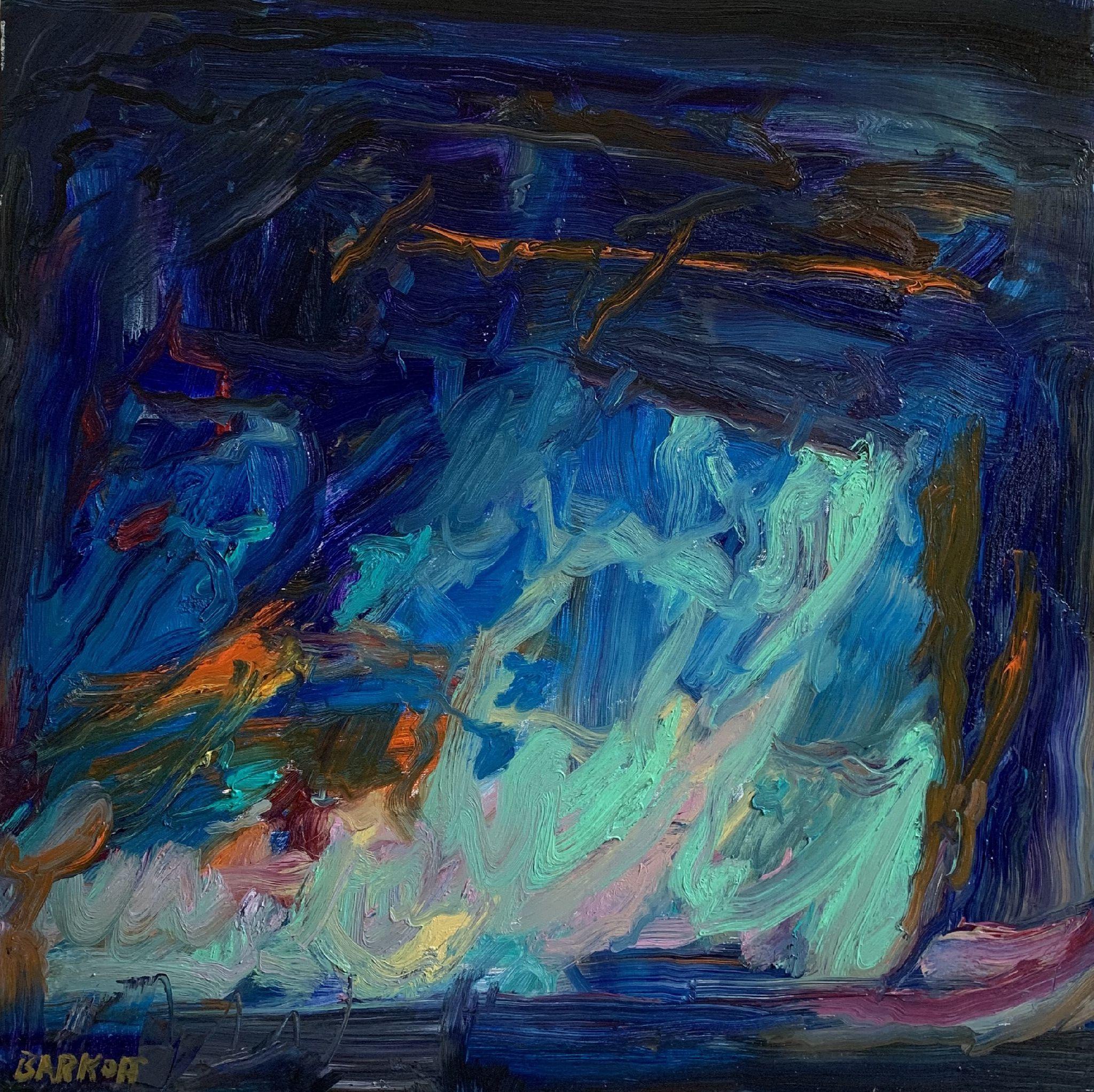 Ira Barkoff Abstract Painting - Dancing Night