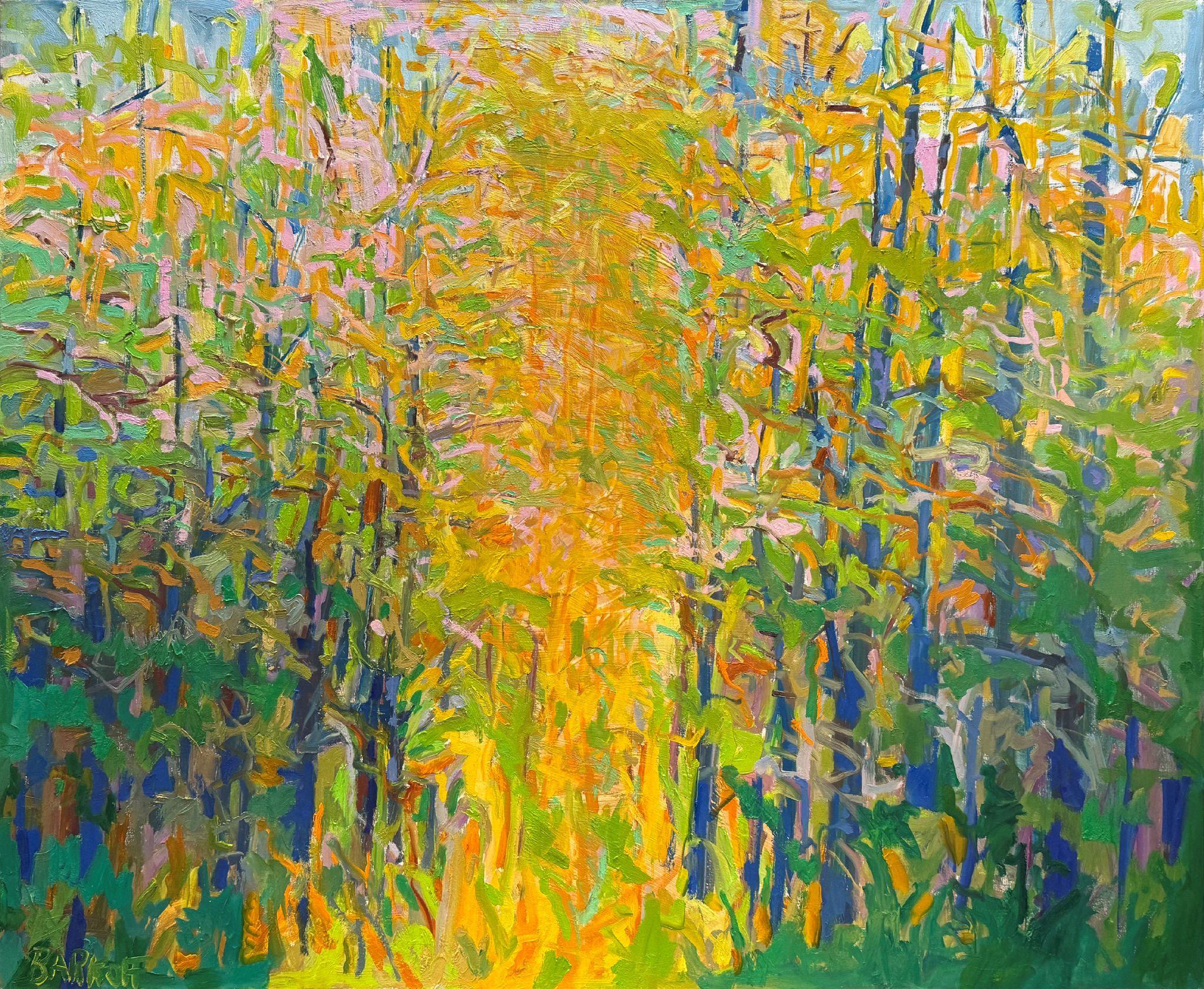 Landscape Painting de Ira Barkoff - La luz penetra