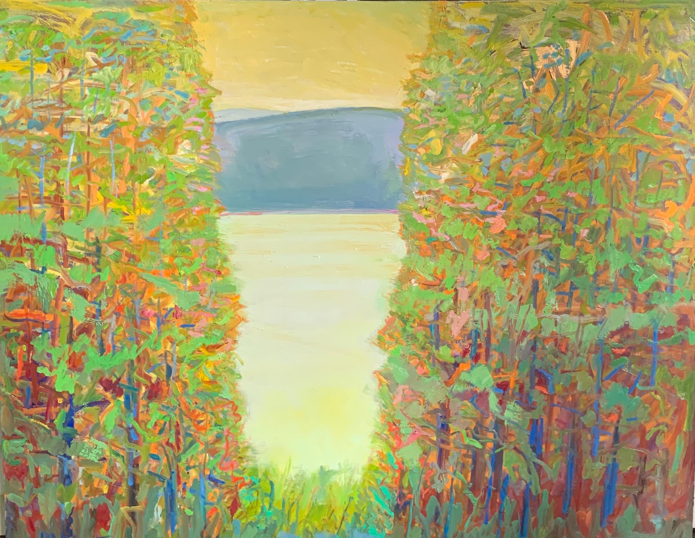 Abstract Painting di Ira Barkoff - Guardare fuori