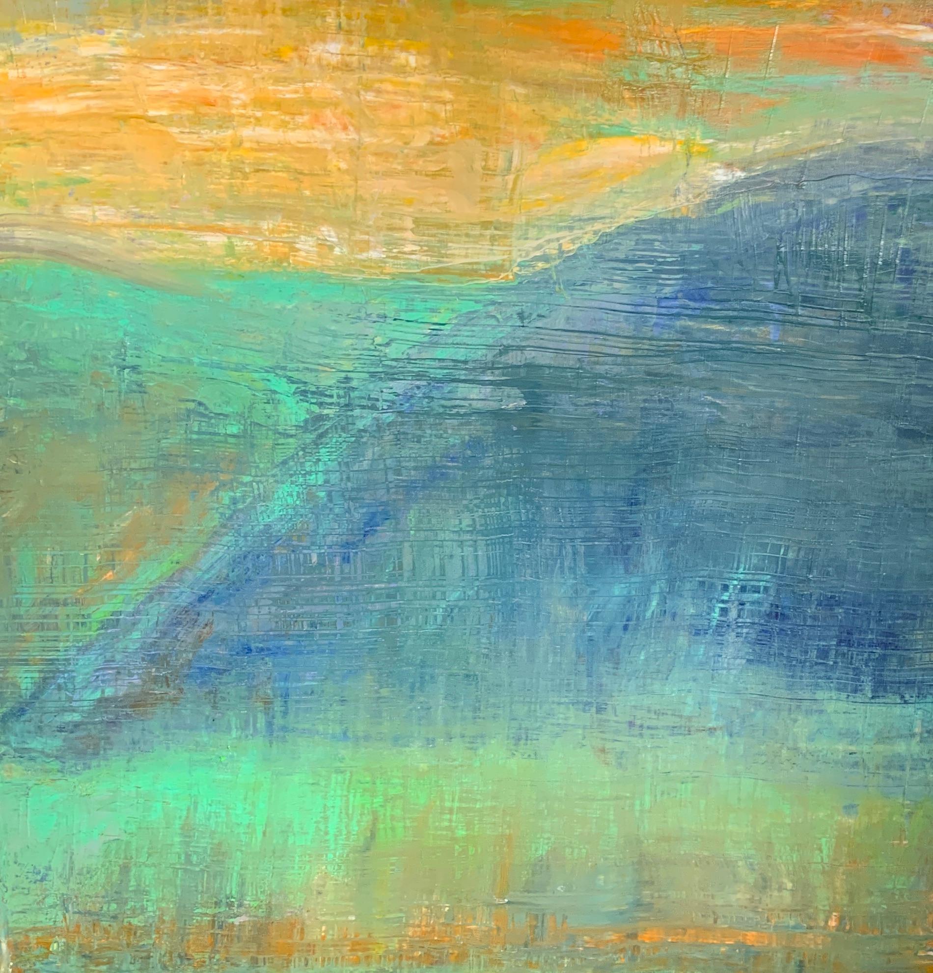 Landscape Painting Ira Barkoff - Série Montagne, Summer Haze