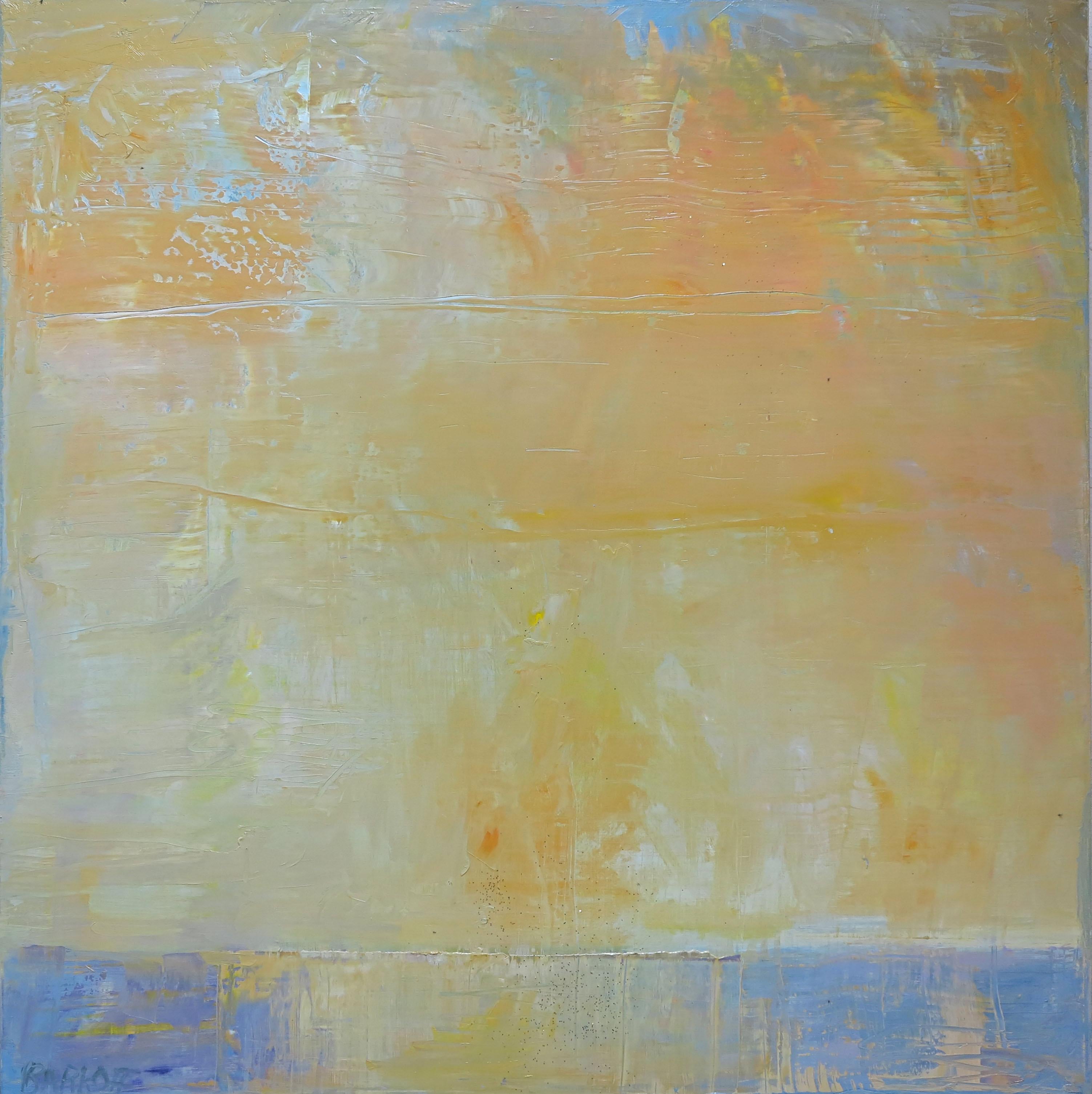 Ira Barkoff Abstract Painting - Ocean Gold