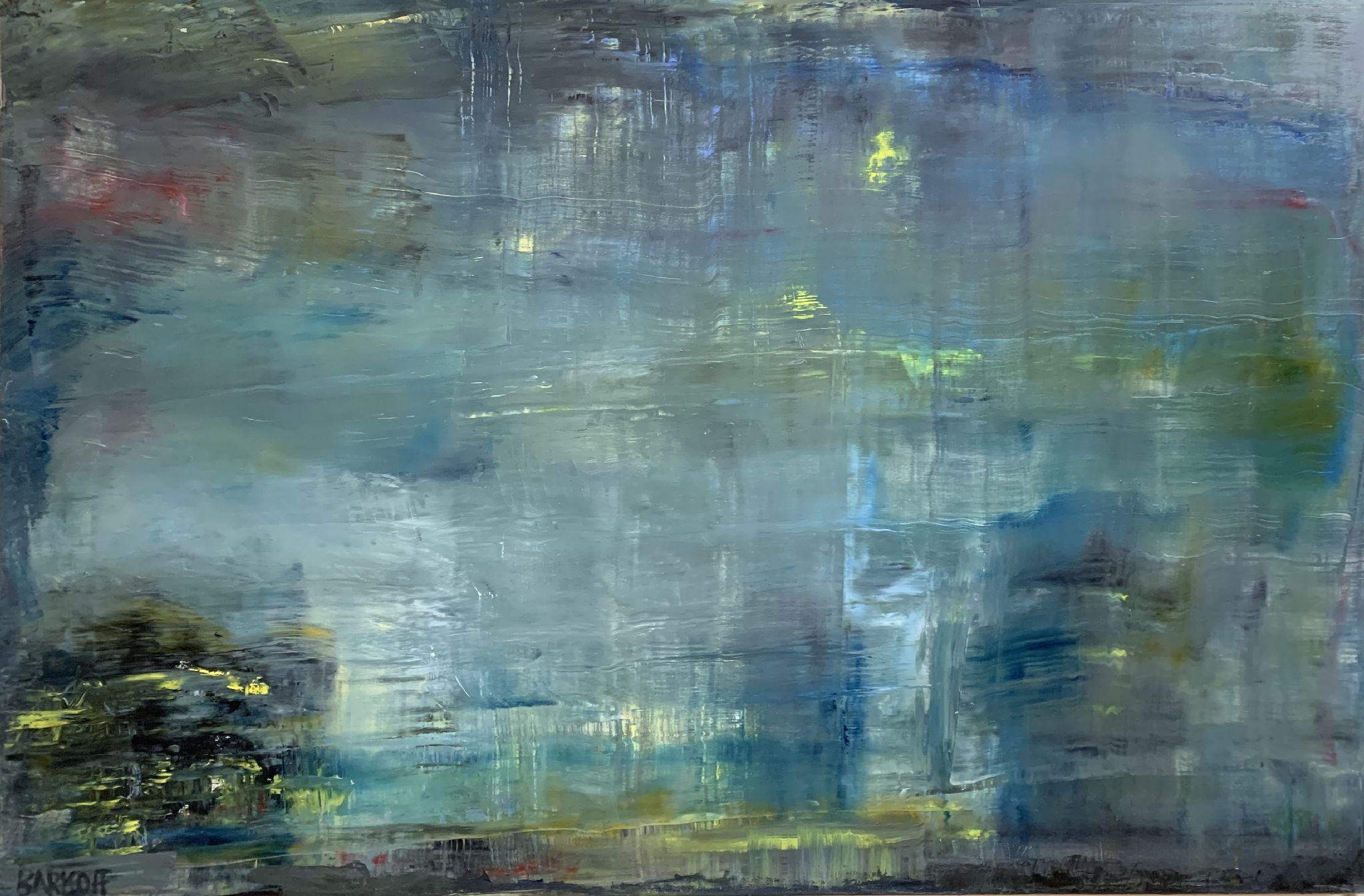 Ira Barkoff Abstract Painting - Silent Night