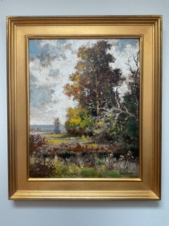 Amerikanische impressionistische Landschaft - Aufgeführt Pennsylvania Künstler Ira Deen, ca 1930s