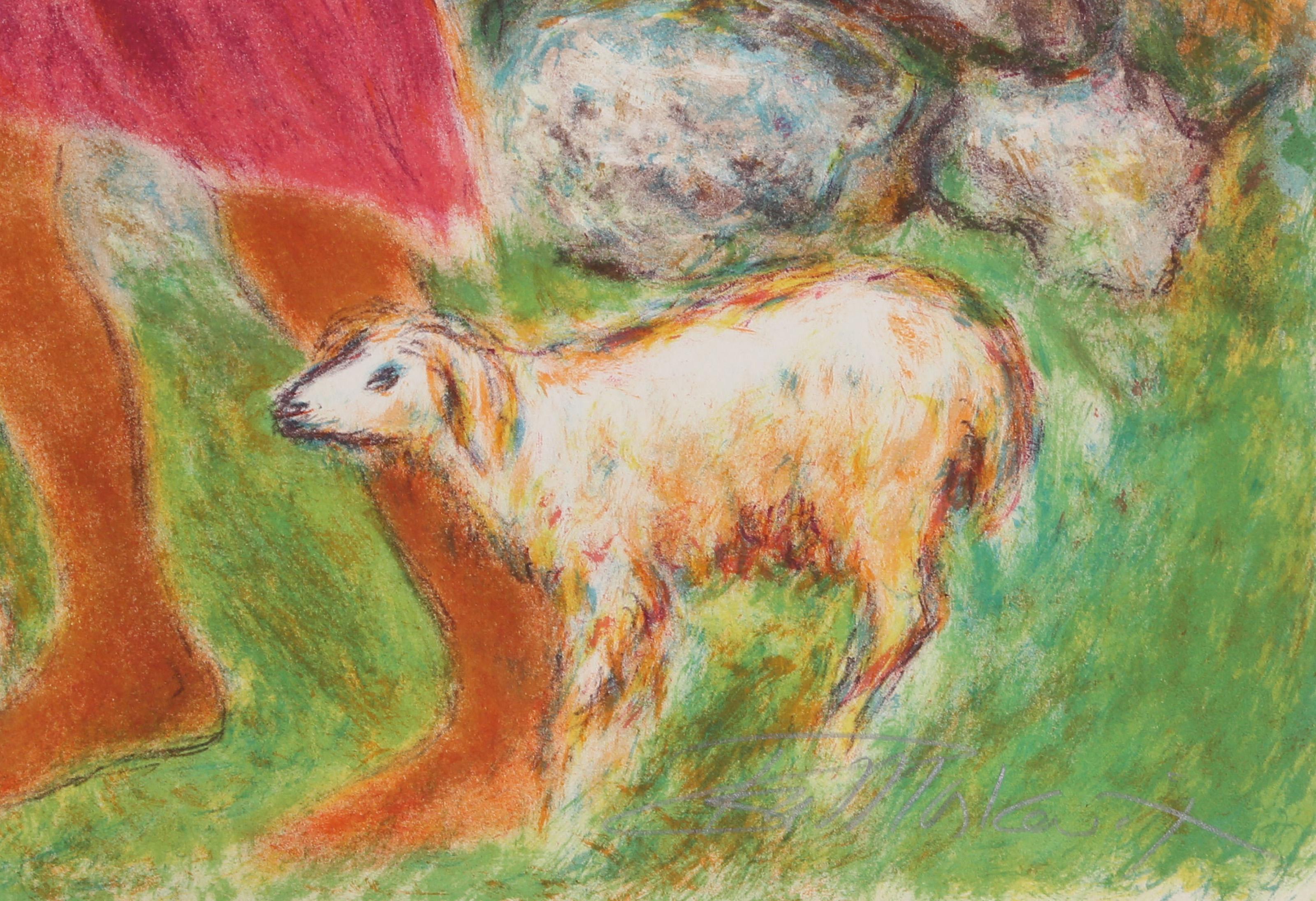 Blessings, litografia moderna di Ira Moskowitz in vendita 2