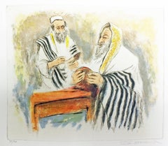 Challah, aguafuerte con aguatinta de Ira Moskowitz