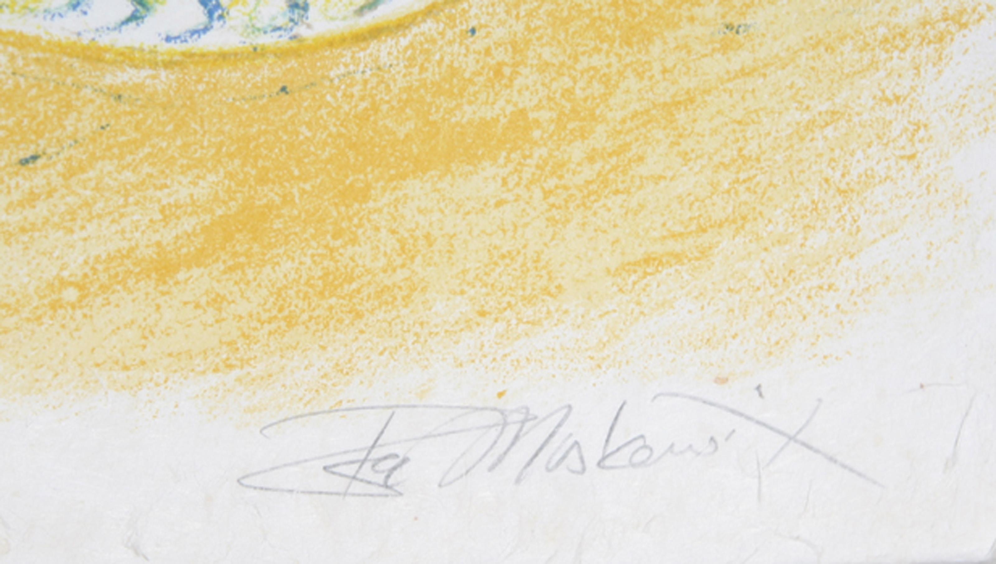 Fiori 6, litografia moderna di Ira Moskowitz in vendita 1