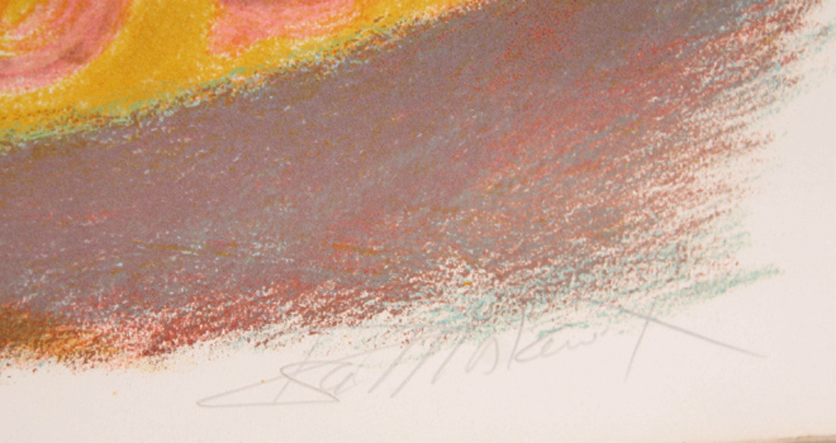 Flores 7, Litografía moderna de Ira Moskowitz en venta 1