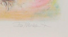 L'Amour, litografia contemporanea di Ira Moskowitz