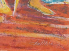 Neptune, Modern Lithograph by Ira Moskowitz