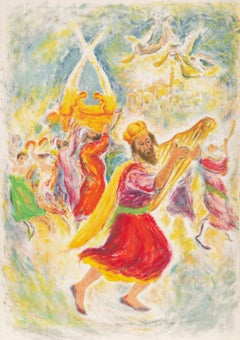 Victory, Modern Lithograph by Ira Moskowitz