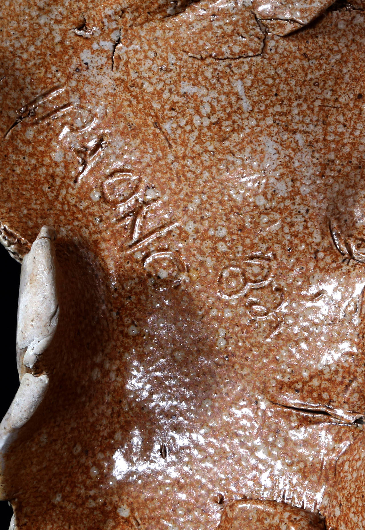 A unique clay mask by Hawaii based artist Ira Ono. 

Artist: Ira Ono
Year: 1982
Medium: Ceramic
Size: 10.5  x 5.5  x 3 in. (26.67  x 13.97  x 7.62 cm)