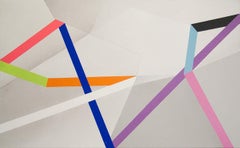 White Space B, 2012, Ira Svobodová, Acrylic on linen, Geometric Abstraction