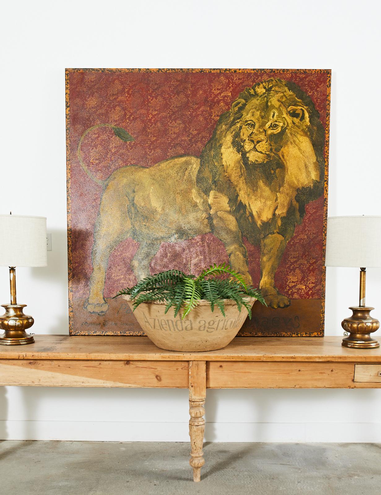 Ira Yeager Pantera Leo Chinoiserie Lion 2002 9