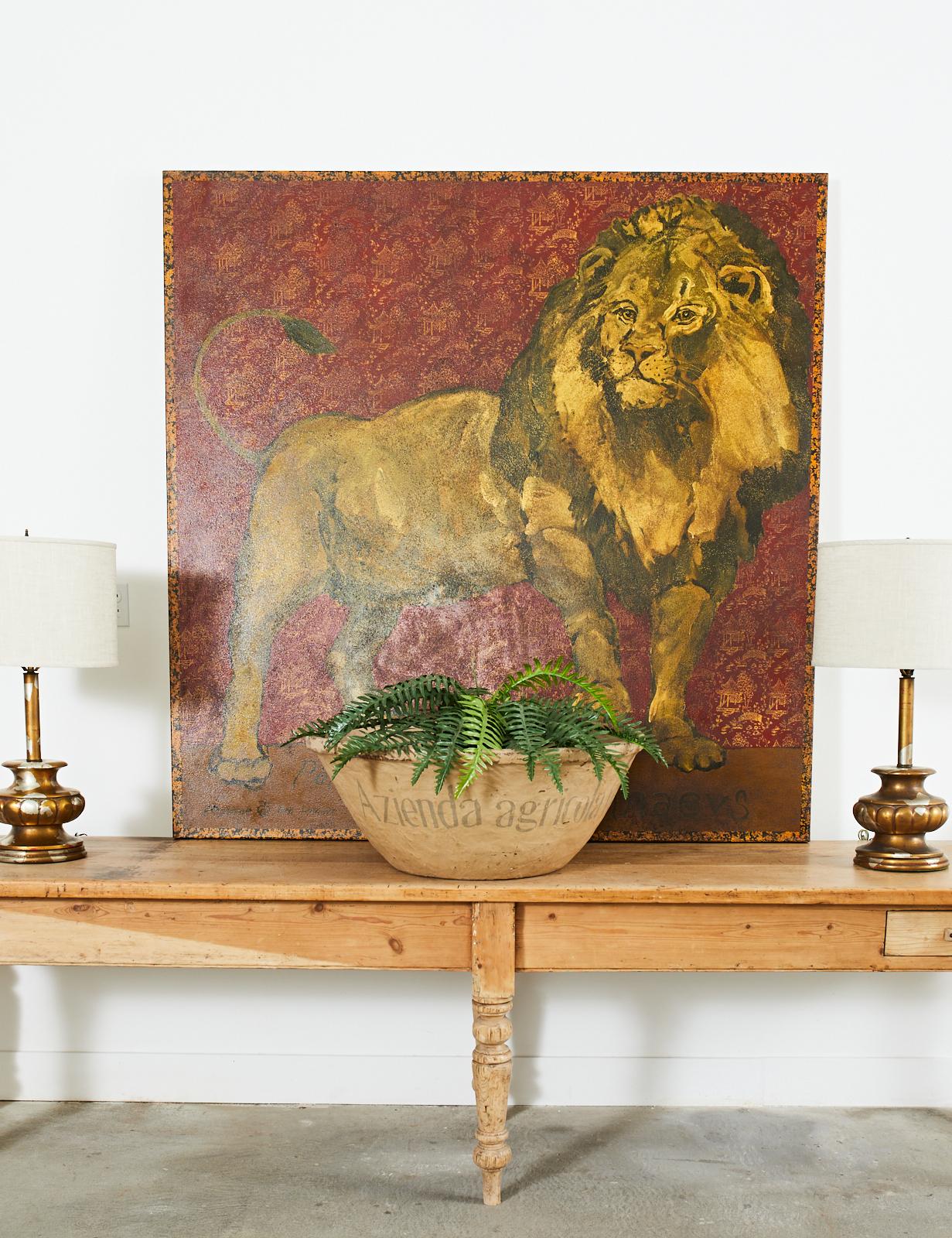 Ira Yeager Pantera Leo Chinoiserie Lion 2002 6