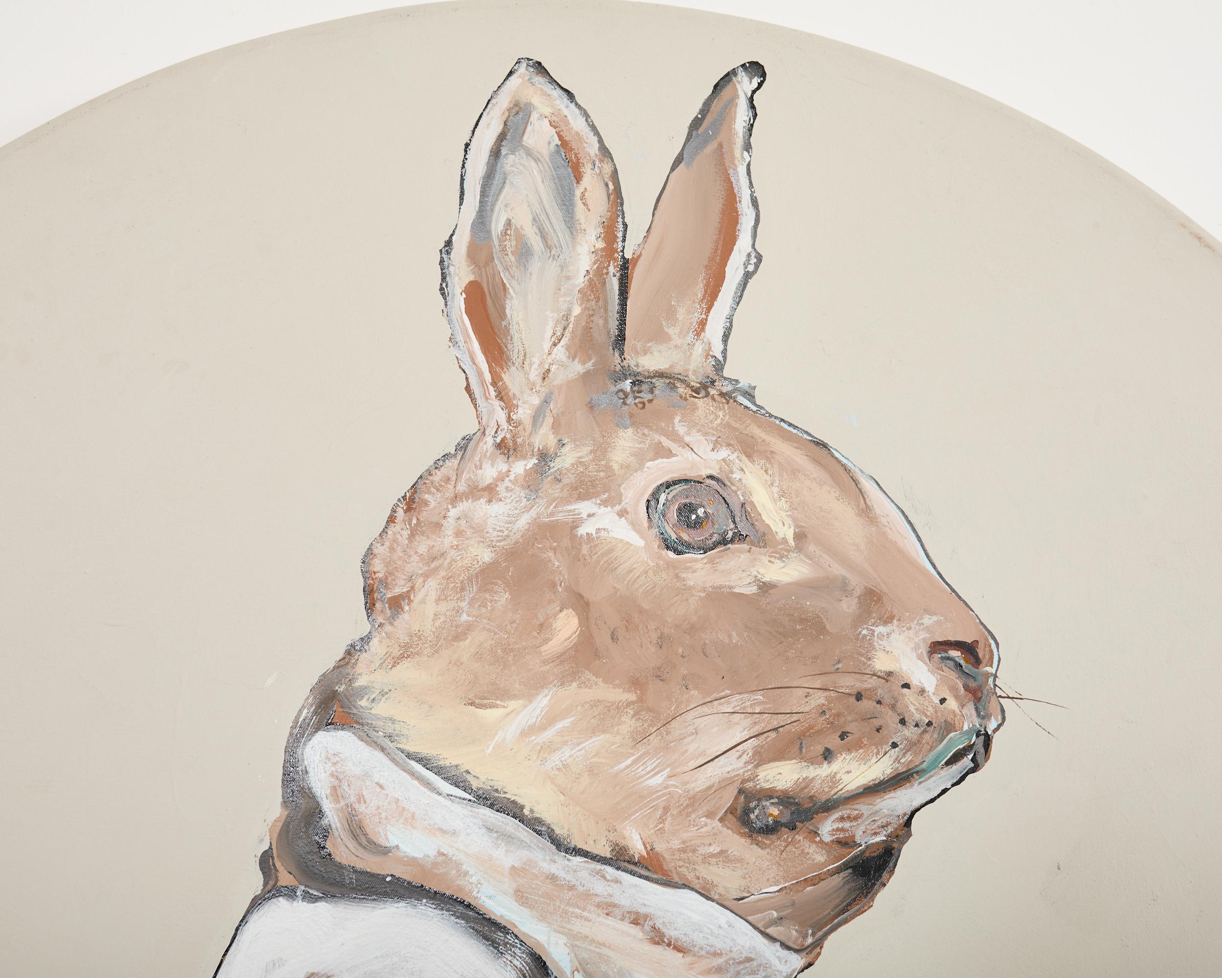 Ira Yeager Bunny Yeager en salopette Toile à l'huile 6.5 Ft. Bon état - En vente à Rio Vista, CA
