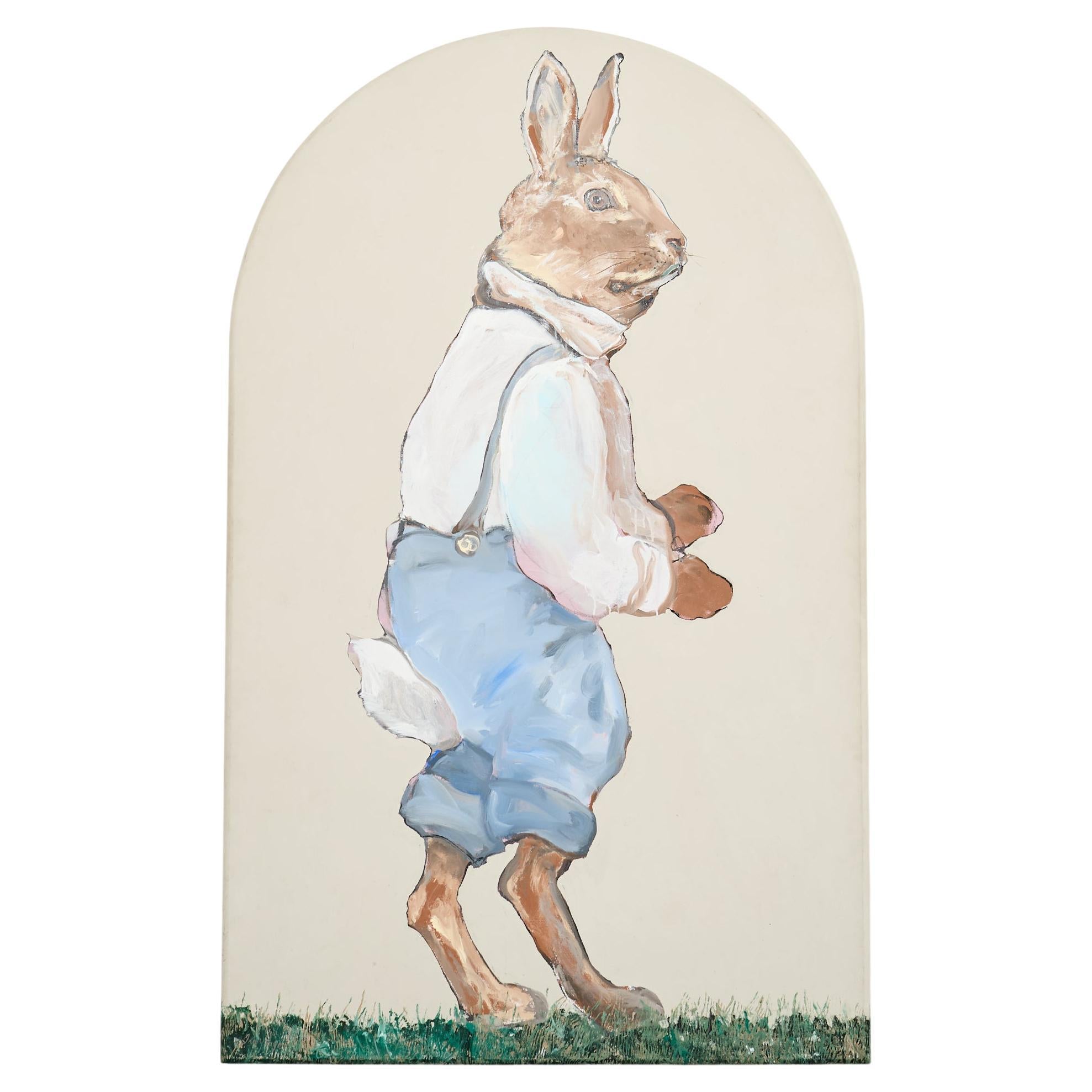 Ira Yeager Bunny Yeager en salopette Toile à l'huile 6.5 Ft. en vente