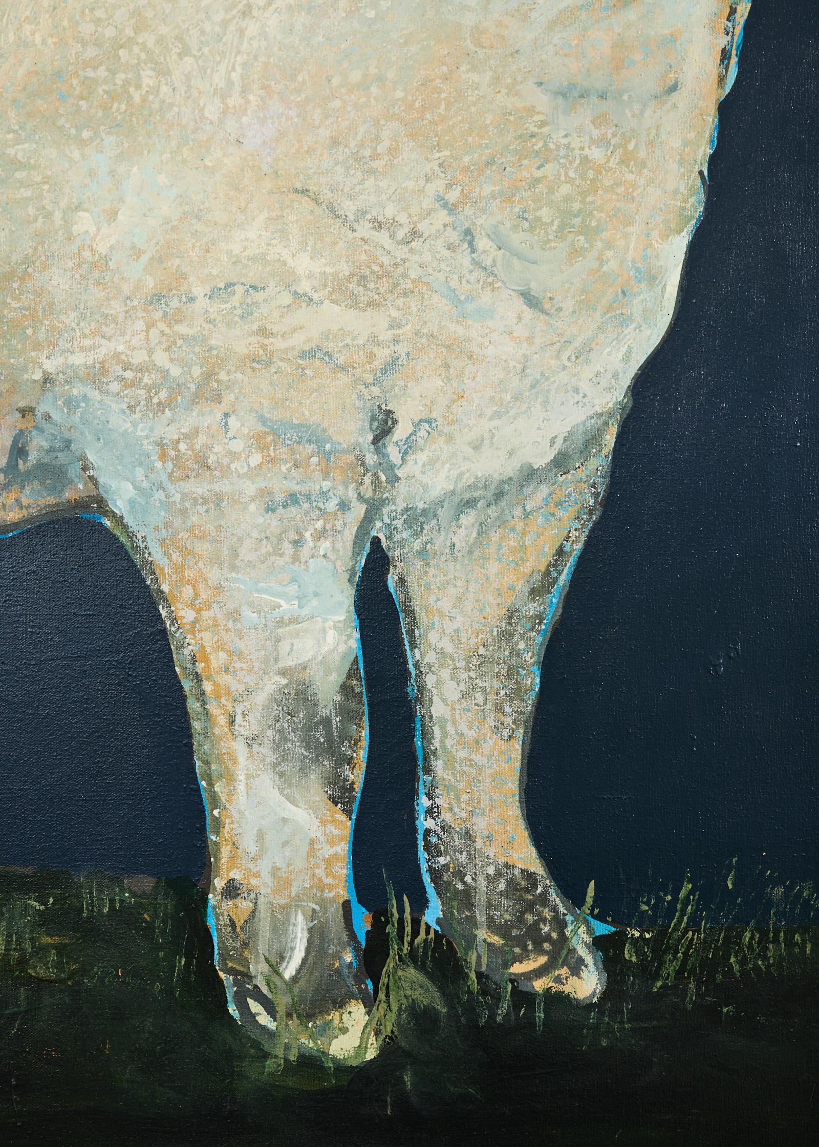 Ira Yeager Lamb Oil Canvas 20th Century For Sale 7