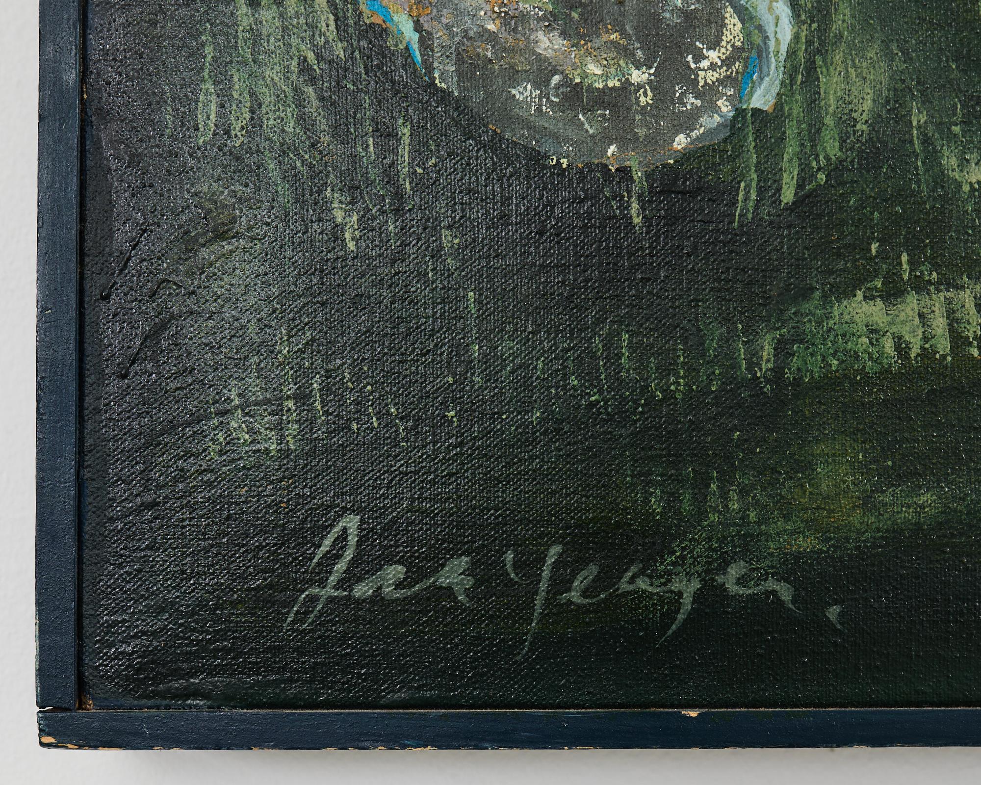 Ira Yeager Lamb Oil Canvas 20th Century For Sale 2