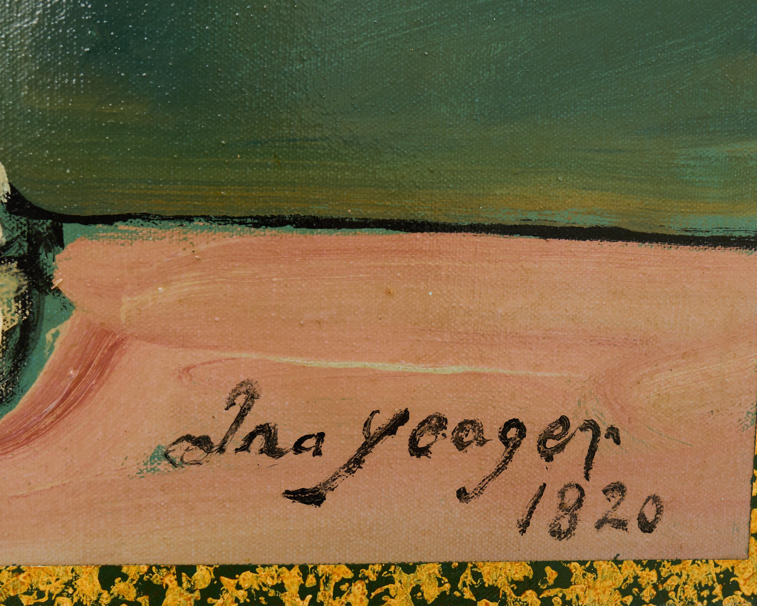 Dipinto di Ira Yeager raffigurante una ballerina in costume del XIX secolo in vendita 2